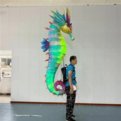 Cavallet de mar inflable LED penjant