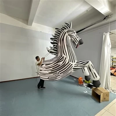 Zebra inflable